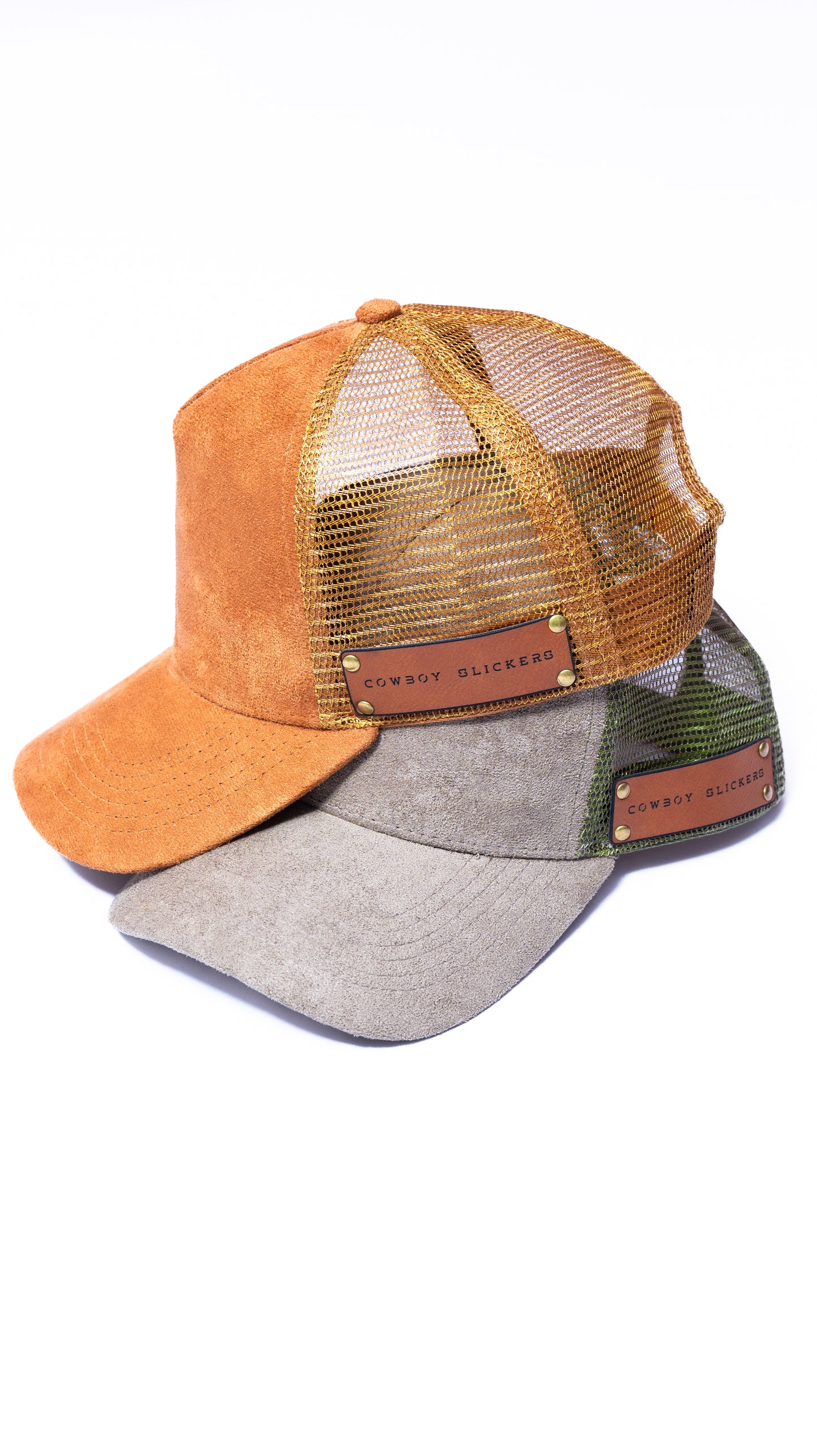 Suede mesh back baseball cap (snapback) - Assorted Colors
