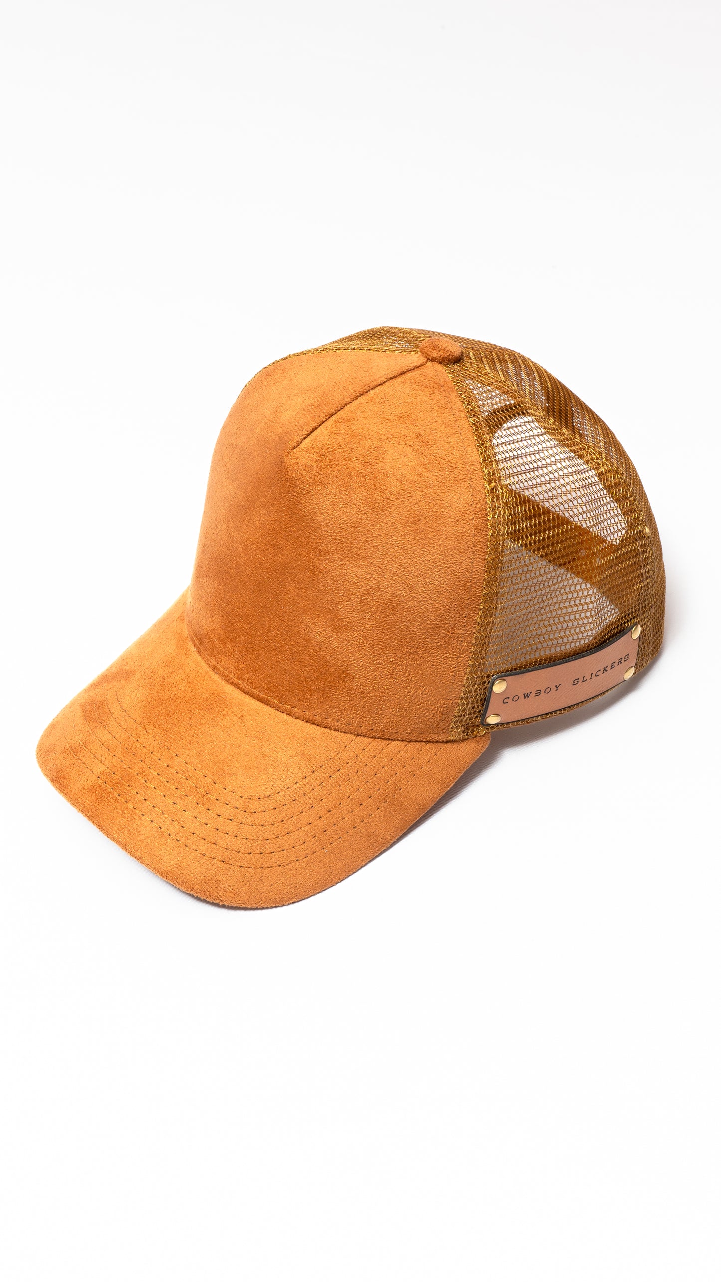 Suede mesh back baseball cap (snapback) - Assorted Colors