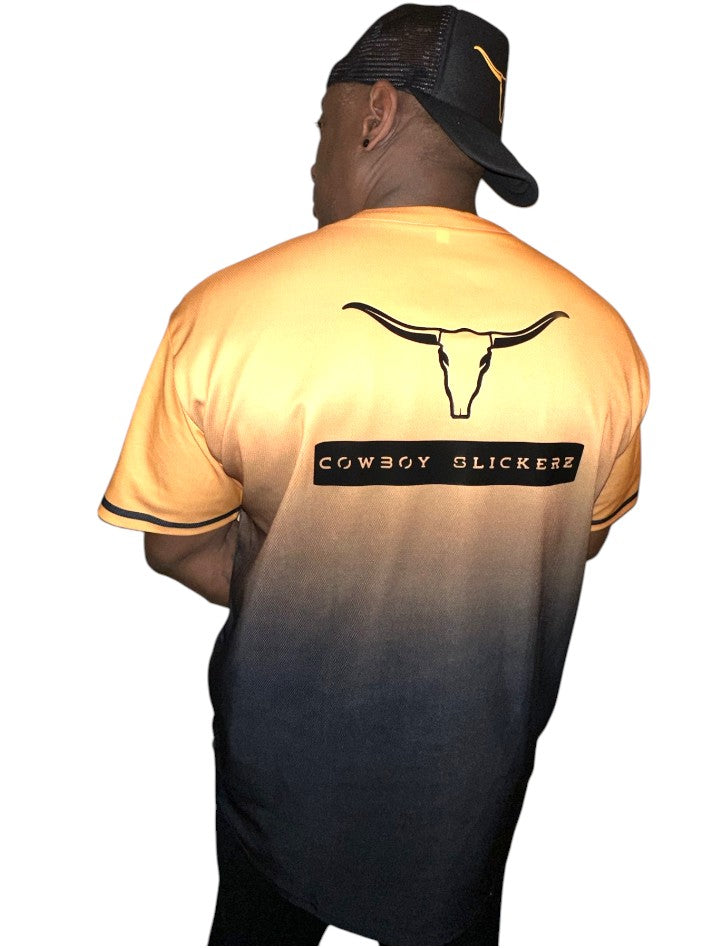 Unisex Short Sleeves Jersey - Black print