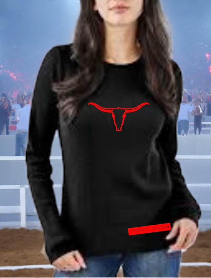 Unisex Long Sleeves Black Shirt - Assorted Colors