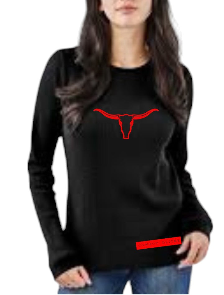 Unisex Long Sleeves Black Shirt - Assorted Colors