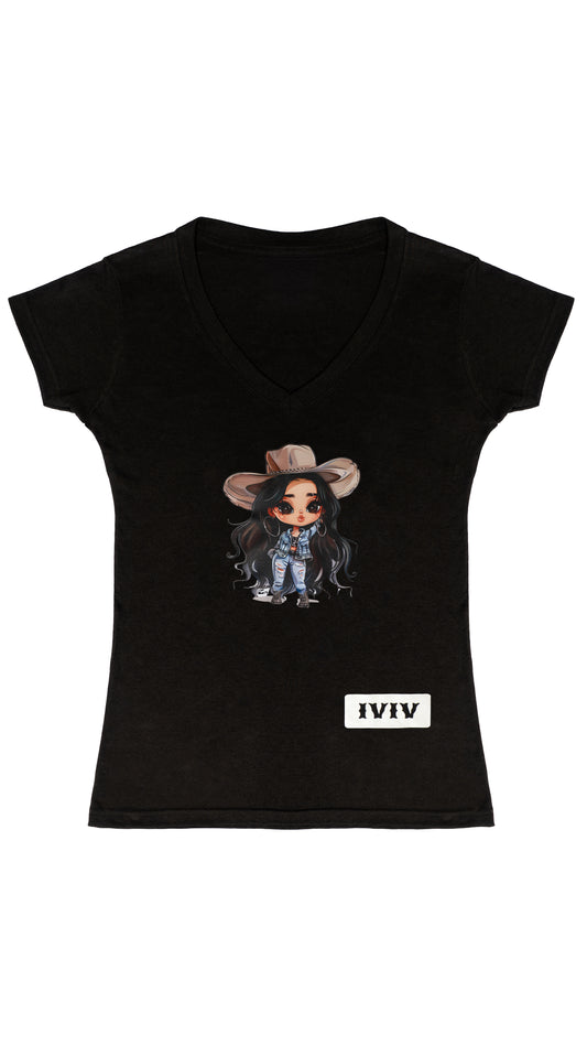Toon - Earrings and a hat Print Shirt