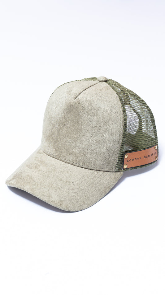 Suede mesh back baseball cap (snapback) - Assorted Colors