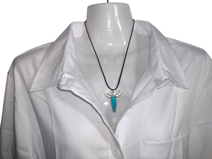 Turquoise Necklace - Elongated Shape