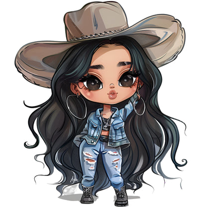 Toon - Earrings and a hat Print Shirt