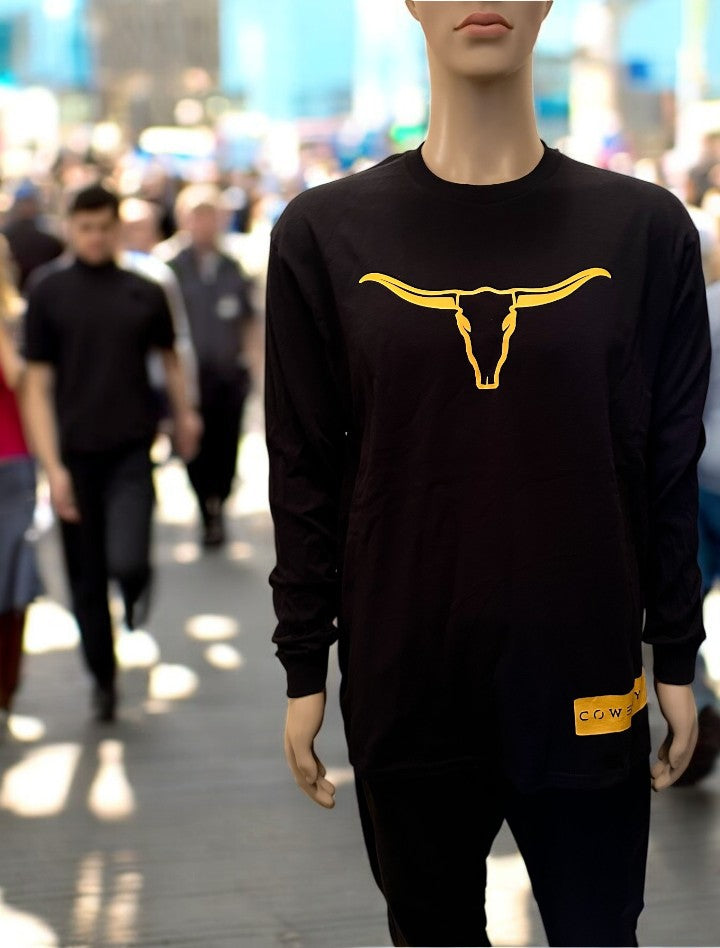 Unisex Long Sleeves Black Shirt - Assorted Colors