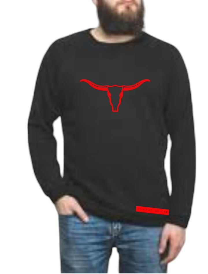 Unisex Long Sleeves Black Shirt - Assorted Colors