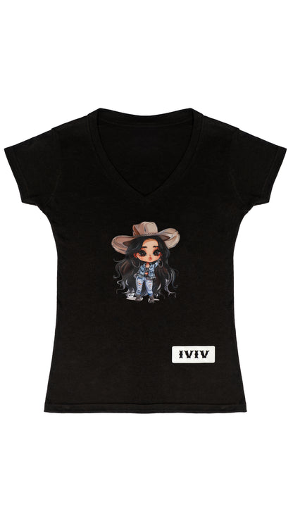 Toon - Earrings and a hat Print Shirt